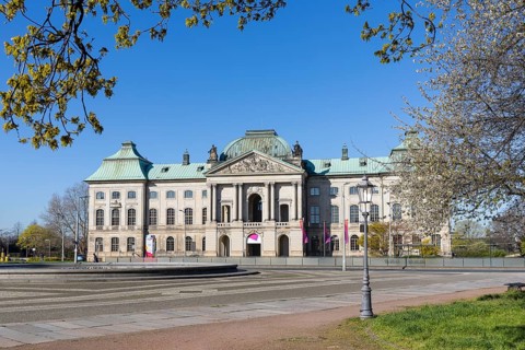 Palaisplatz and Japanese Palace