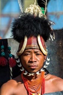 Tribesmen at the Hornbill Festival