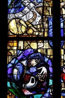 Preacher's window by Peter Valentin Feuerstein in Ulm Cathedral