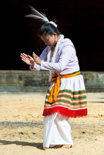 Ritual tribal dances at the Hornbill Festival