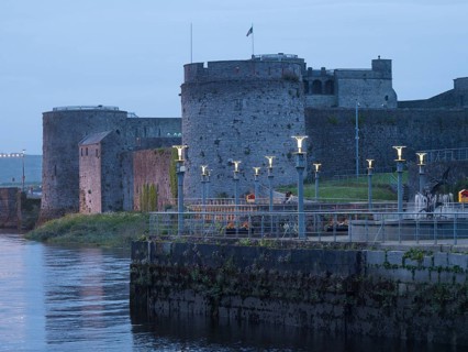 King John's Castle is a 13th century castle on King's Island on the River Shannon in Limerick