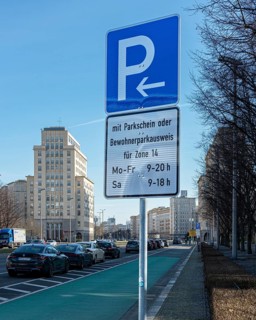 Paid parking in Berlin Mitte
