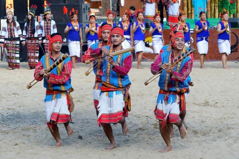 Ritual tribal dances at the Hornbill Festival