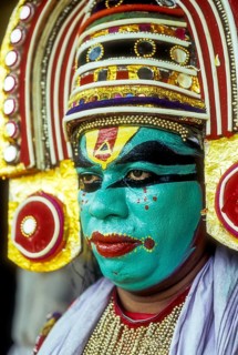 Arjuna Nirittam dancer in Atham festival in Tripunithura prior to Onam