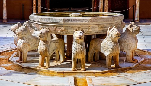 Lion Palace with Lion Fountain
