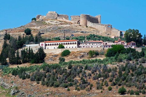 Larissa Castle and Agia Marina Monastery