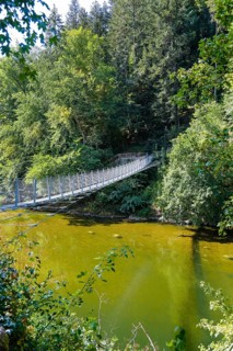 Haengebruecke im Fuerstlichen Park Inzigkofen