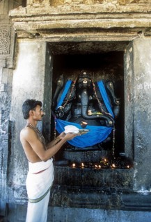 Lord Ganesha in Brihadeeswarar temple or Big temple in Thanjavur