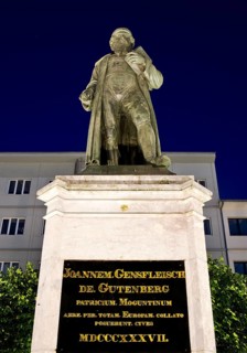 Gutenberg Monument from 1837