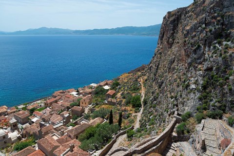 View from Upper Town to Lower Town