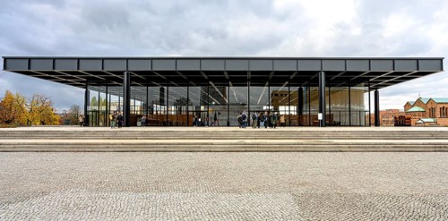The facade of the Neue Nationalgalerie