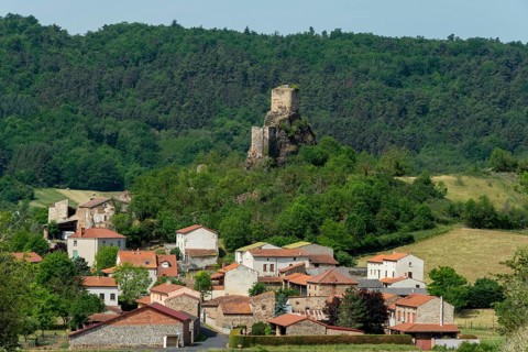 Laroche-Faugere castle. Â Bournoncle Saint Pierre near Brioude city