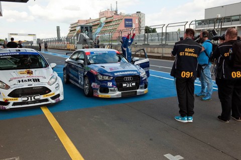Audi A3 race car and winner Milenko Vukovic