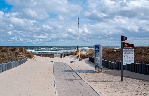 Strand und Ostsee bei Baabe
