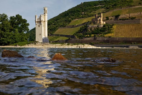 Bingen Maeuseturm and Ehrenfels Castle