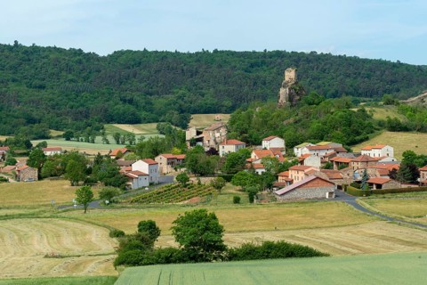 Laroche-Faugere castle. Â Bournoncle Saint Pierre near Brioude city