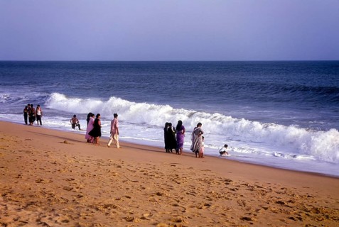 Mahatma Gandhi beach at Kollam