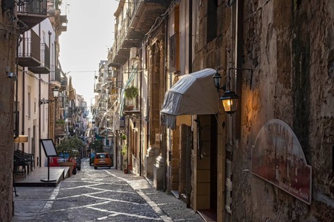 Narrow old town street