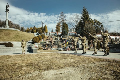 Burial of Oleg Yashchishin