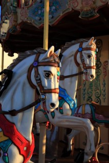 Old traditional carousel