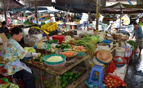 Vegetable stall