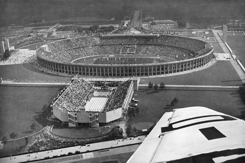 The Olympic Combat Track and the Swimming Stadium on the Reichssportfeld