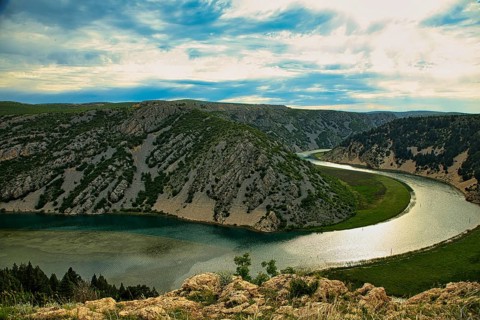 River landscape Zermanja