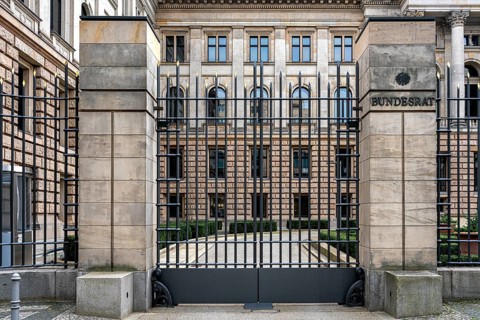 The entrance to the Bundesrat building