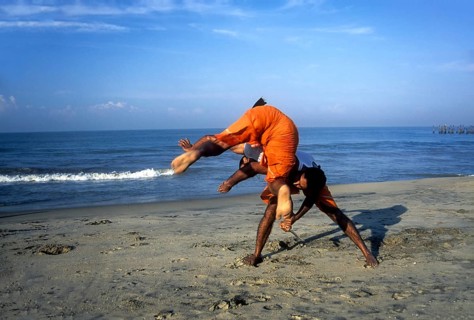 Kalaripayattu ancient martial art of kerala.