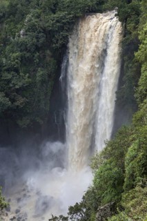 Waterfall in full spate