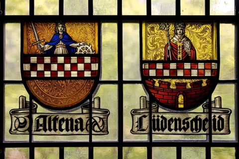 Historical coats of arms of Altena and Luedenscheid