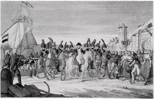Napoleon's departure from Golfe-Juan
