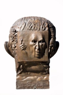Bronzebueste von Konrad Adenauer