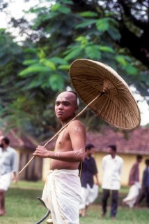 Vamana in Athachamayam celebration in Thripunithura during Onam near Ernakulam