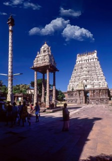 The Varadharaja Perumal or Hastagiri temple in Kancheepuram