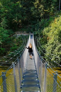 Haengebruecke im Fuerstlichen Park Inzigkofen