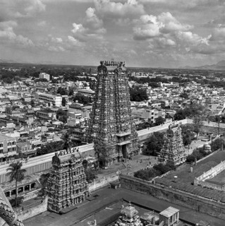 Birds Eye View Of Meenakshi Temple