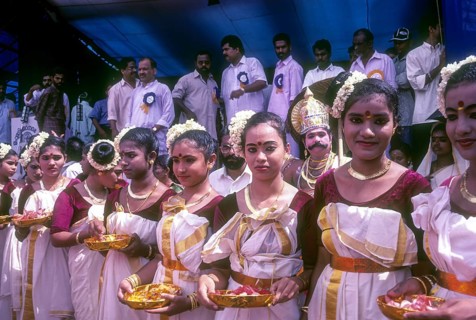 Athachamayam celebration in Thripunithura during Onam near Ernakulam