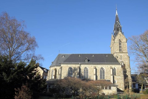 Neo-Gothic St. Peter and Paul Church in Kronberg