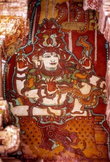 17th century murals in Sri Thodeekkalam Siva temple in Kannavam near Thalassery
