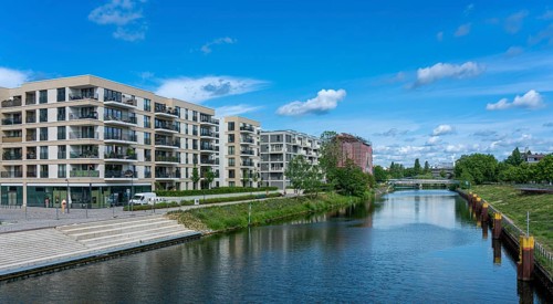 Landwehrkanal at Europacity