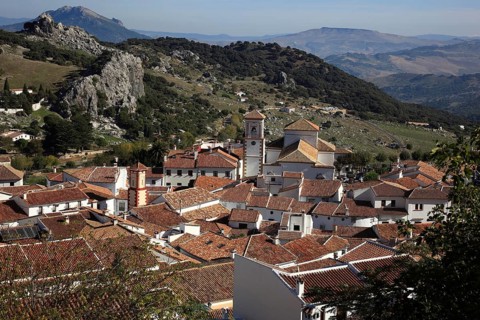 Town of Grazalema in the province of Cadiz