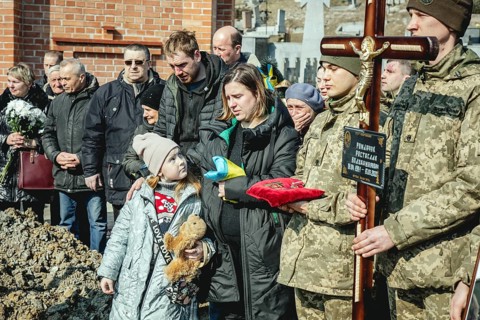 Burial of Oleg Yashchishin