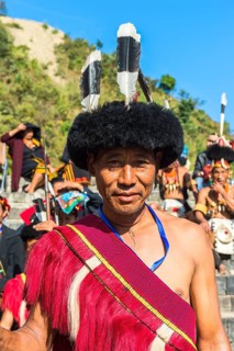 Tribesmen at the Hornbill Festival
