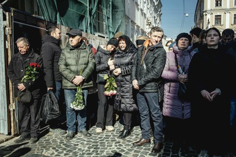 Funeral of Oleg Yashchishin