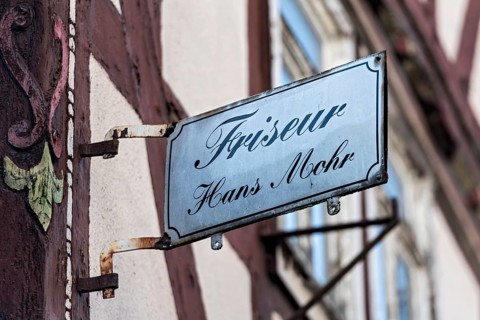 Altes Nasenschild