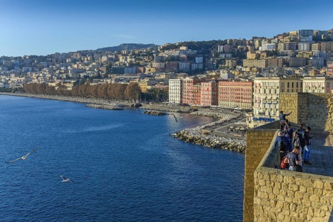 Castel dell'Ovo castle wall