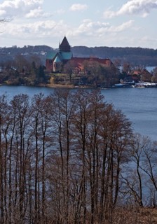 Schoene Aussicht auf Ratzeburg mit dem Domsee und dem Dom