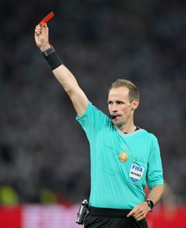 Referee Referee Sascha Stegemann gesture