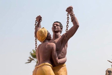 Statue Liberation of the Slaves